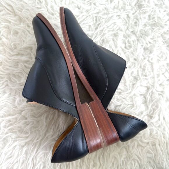 Nisolo Emma d'Orsay Oxford - Black Leather | Size 8 - Picture 9 of 11